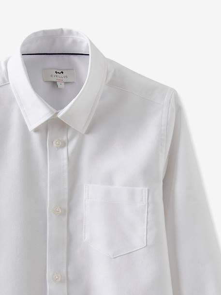 Boy's Oxford shirt White - vertbaudet enfant 