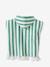 Poncho de bain enfant à rayures personnalisable bleu+rayé jaune+rose+vert - vertbaudet enfant 