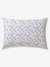 Duvet Cover + Pillowcase Set for Children, Lilac Square WHITE LIGHT SOLID WITH DESIGN - vertbaudet enfant 