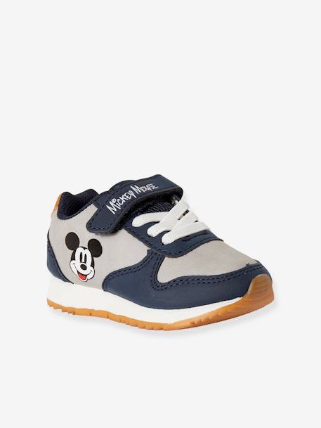 Disney® Mickey Mouse Trainers for Children BLUE DARK SOLID WITH DESIGN - vertbaudet enfant 