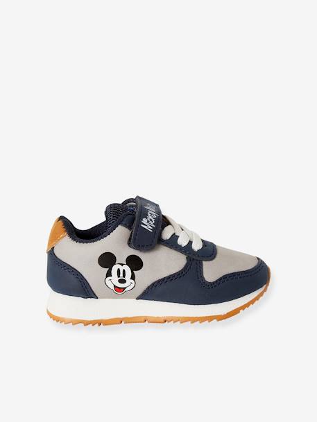 Disney® Mickey Mouse Trainers for Children BLUE DARK SOLID WITH DESIGN - vertbaudet enfant 