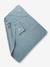 Cape de bain personnalisable et gant de toilette blanc+bleu moyen+framboise+ocre+rose poudré+vert bleuté+vert céladon - vertbaudet enfant 