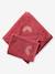Cape de bain personnalisable et gant de toilette blanc+bleu moyen+framboise+ocre+rose poudré+vert bleuté+vert céladon - vertbaudet enfant 