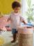 Panier de rangement en jute bicolore OSIER/ROSE - vertbaudet enfant 