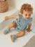 Combinaison courte sans manches bébé gris+rouge - vertbaudet enfant 