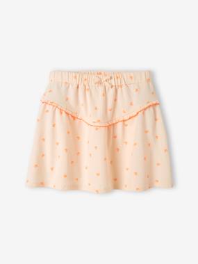 Skirt with Printed Shells, for Girls  - vertbaudet enfant