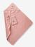 Cape de bain personnalisable et gant de toilette blanc+bleu moyen+framboise+ocre+rose poudré+vert bleuté+vert céladon - vertbaudet enfant 