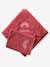Cape de bain personnalisable et gant de toilette blanc+bleu moyen+framboise+ocre+rose poudré+vert bleuté+vert céladon - vertbaudet enfant 
