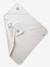 Cape de bain personnalisable et gant de toilette blanc+bleu moyen+framboise+ocre+rose poudré+vert bleuté+vert céladon - vertbaudet enfant 