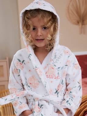 Bedding & Decor-Bathrobe for Children, EAU DE ROSE, Oeko Tex®