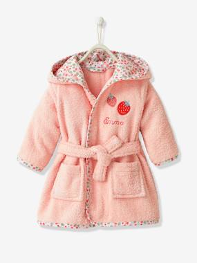Bathrobe for Babies, Bee Garden - vertbaudet enfant -Bathrobe for Babies, Bee Garden