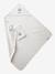 Cape de bain personnalisable et gant de toilette blanc+bleu moyen+framboise+ocre+rose poudré+vert bleuté+vert céladon - vertbaudet enfant 