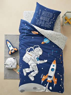 -Duvet Cover + Pillowcase Set for Children, Planets Theme