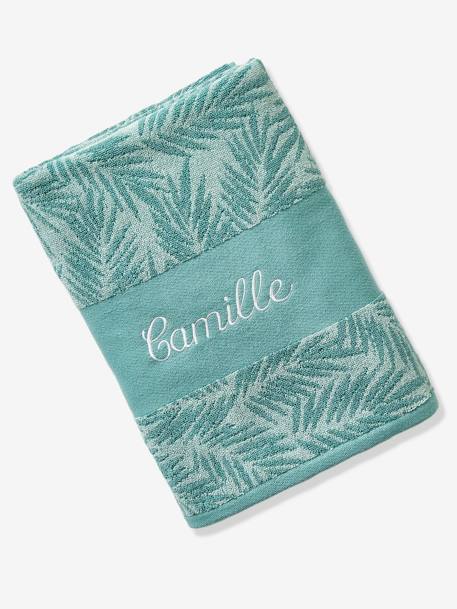 Serviette de bain personnalisable vert - vertbaudet enfant 