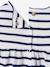 Robe bébé en jersey BASICS bleu royal rayé+rose+vanille - vertbaudet enfant 