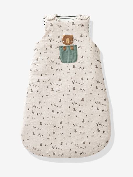 Gigoteuse sans manches GREEN FOREST beige chiné - vertbaudet enfant 