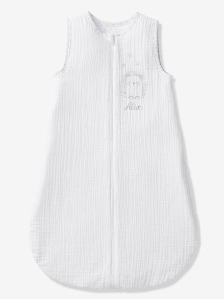 Summer Special Baby Sleep Bag with opening in the middle, HERISSON MIGNON White - vertbaudet enfant 