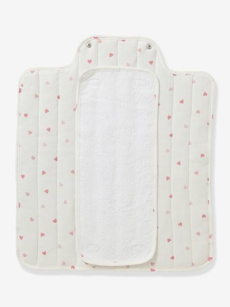Honeycomb Changing Pad, Travel Special WHITE LIGHT ALL OVER PRINTED - vertbaudet enfant 