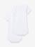 Lot de 2 bodies ouverture US manches courtes bébé en coton bio - blanc blanc - vertbaudet enfant 