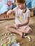 Baril de perles en bois FSC® multicolore+multicolore - vertbaudet enfant 