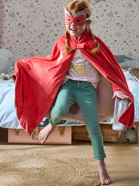 Panoplie déguisement réversible Super héros fille multicolore - vertbaudet enfant 