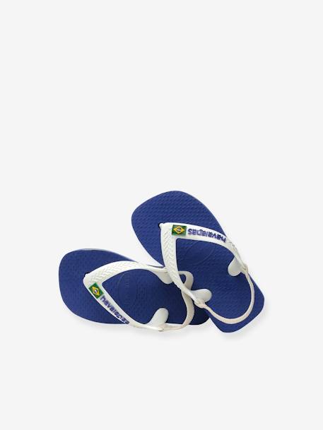 Tongs Baby Brasil Logo II marine - vertbaudet enfant 