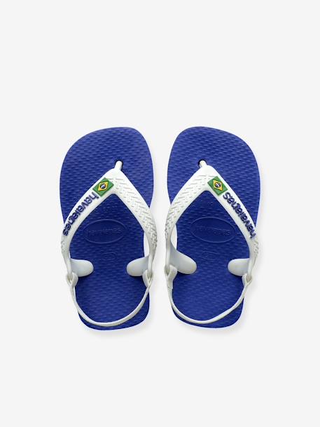 Tongs Baby Brasil Logo II marine - vertbaudet enfant 
