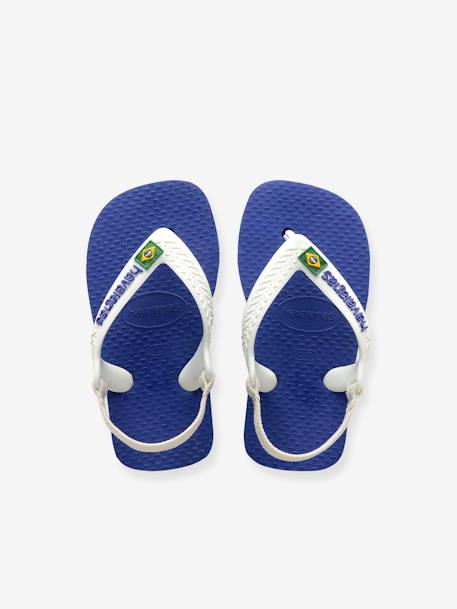 Tongs Baby Brasil Logo II marine - vertbaudet enfant 