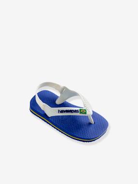 Shoes-Baby Footwear-Baby Boy Walking-Sandals-Baby Brasil Logo II Flip-Flops, HAVAIANAS