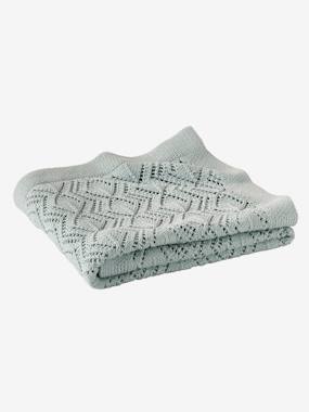 Bedding & Decor-Baby Bedding-Blankets & Bedspreads-Pointelle Throw in Organic Cotton*