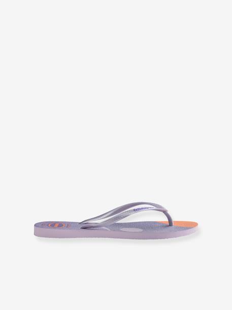Slim Palette Glow Flip-Flops, HAVAIANAS, for Children lilac - vertbaudet enfant 