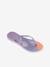 Slim Palette Glow Flip-Flops, HAVAIANAS, for Children lilac - vertbaudet enfant 