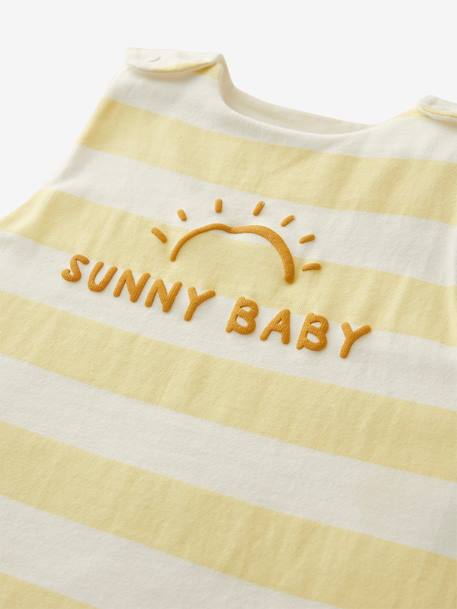 Gigoteuse été BÉBÉ D'ÉTÉ jaune+rayé bleu+vert - vertbaudet enfant 