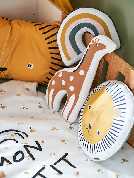 Set of 3 Cushions, Tanzanie Orange - vertbaudet enfant 