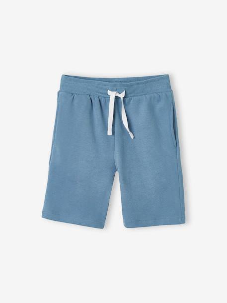 Lot de 2 bermudas garçon en molleton lot encre+lot rouge+vert sauge - vertbaudet enfant 