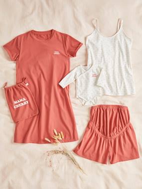 Vêtements de grossesse-Pyjama, homewear-Kit valise maternité maman/bébé grossesse et allaitement
