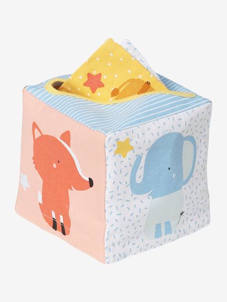 Boîte à tissus pour bébé tissu occupé serviette à main pour jouet  Montessori sensoriel Z0S7