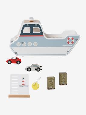 Toys-Playsets-Container Ship in FSC® Wood