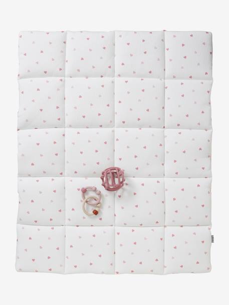 Tapis fond de parc imprimé coeurs - vertbaudet enfant 