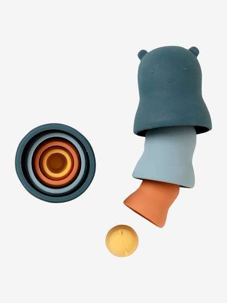 Boites gigognes Ours en silicone multicolor - vertbaudet enfant 