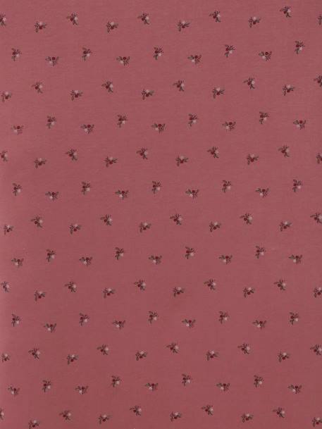 Housse matelas à langer en jersey bois de rose imprimé - vertbaudet enfant 