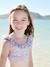Maillot de bain 2 pièces sirène fille ivoire imprimé - vertbaudet enfant 