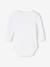 Pack of 3 Long Sleeve Bodysuits in Organic Cotton, Full-Length Opening, for Babies WHITE LIGHT TWO COLOR/MULTICOL - vertbaudet enfant 
