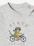 T-shirt fantaisie bébé garçon gris chiné+vanille - vertbaudet enfant 