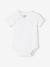 Pack of 3 Short Sleeve Bodysuits,Full-Length Opening, Organic Collection, for Newborn Babies WHITE LIGHT TWO COLOR/MULTICOL - vertbaudet enfant 