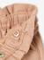 Shorts with Fabric Belt & Elasticated Waistband for Babies BEIGE MEDIUM SOLID WITH DECOR - vertbaudet enfant 