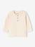 Grandad-Style Long-Sleeved Top for Baby Boys BEIGE LIGHT SOLID - vertbaudet enfant 