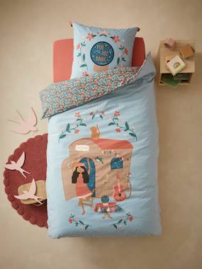 -Duvet Cover & Pillowcase Set for Children, Gypsy Caravan