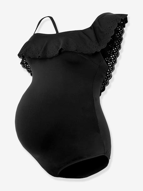 Maillot de bain de grossesse Bloom fuchsia+noir+vert - vertbaudet enfant 