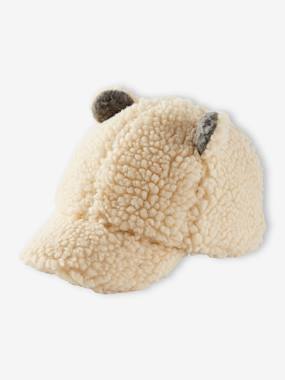 Baby-Accessories-Sherpa Bear Cap for Babies